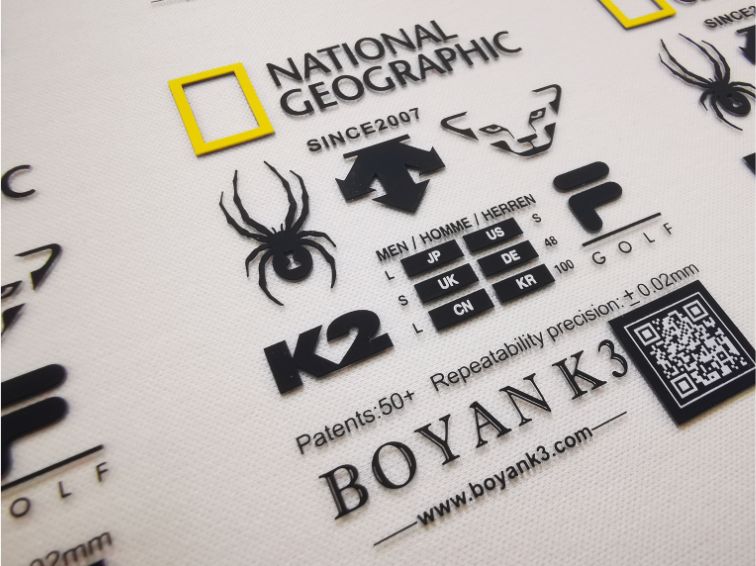Molded Silicone Heat Transfer Label